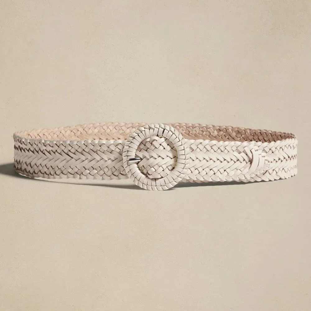 Banana Republic Braided Leather Belt